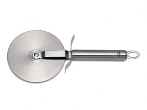 Hovedbilde WEIS Pizzakutter i st&aring;l, ekstra stor. Med fingerbeskytter.