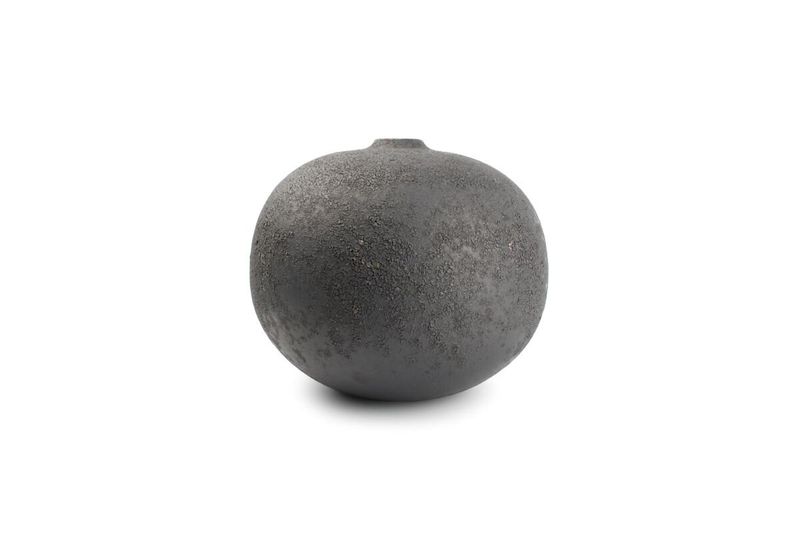 SP COLLECTION Bullet Vase 23xH20cm, Antrasitt