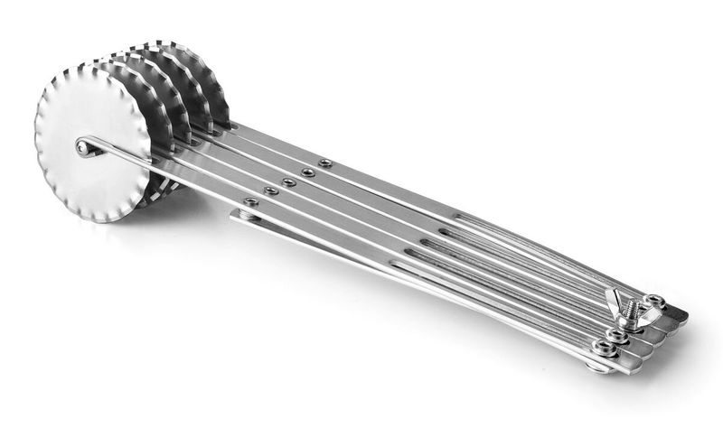 Deigkutter i st&aring;l, utvidbar med 5 hjul, fra LACOR