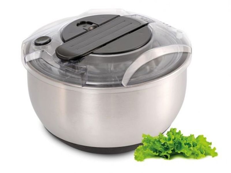 Salatspinner i st&aring;l fra WEIS, 24cm