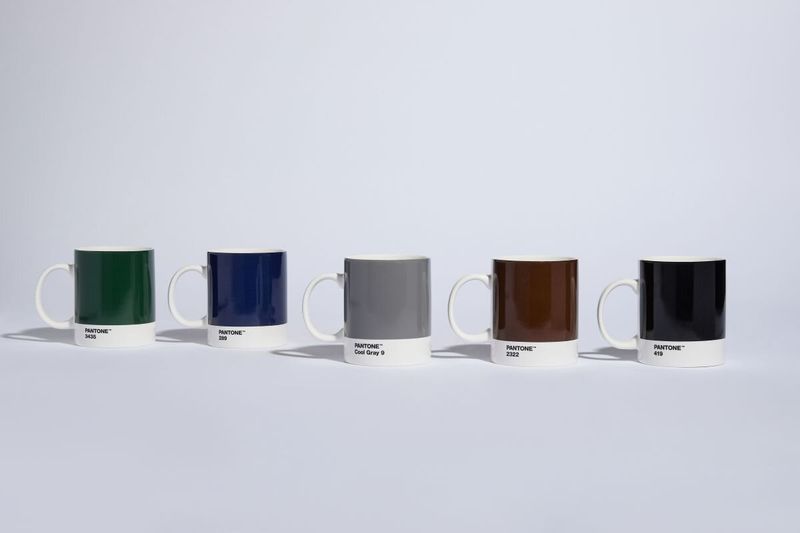 PANTONE Kopp med hank, 375ml, Black