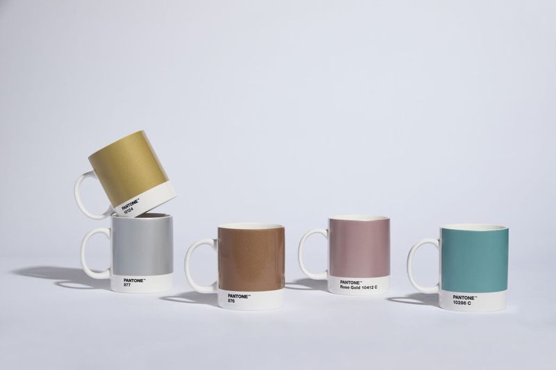 PANTONE Kopp med hank, 375ml, Bronze