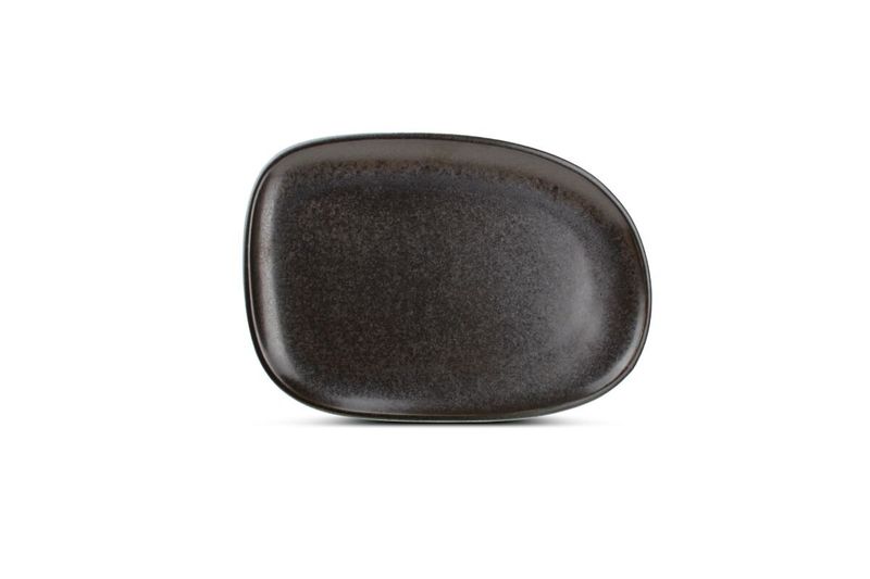 FINE2DINE Ceres Svart Tallerken 33x23cm